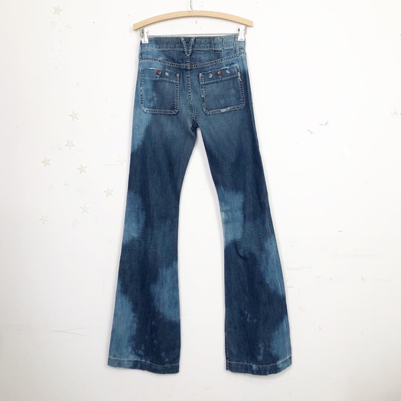 GOLDSIGN flared boho retro styled jeans - Picture 2 of 5
